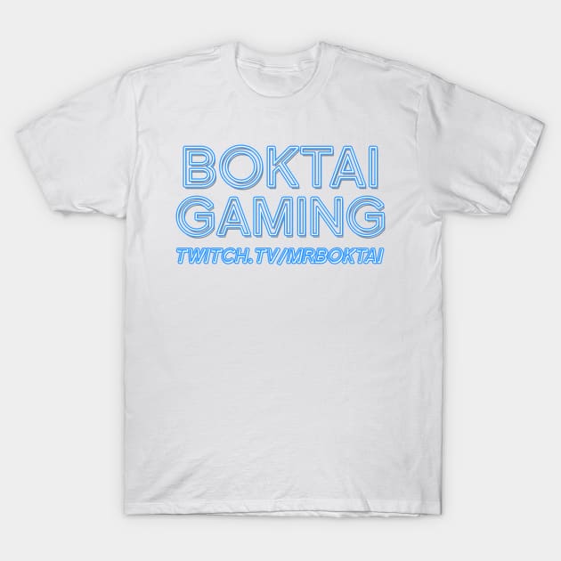 Mr. Boktai / Boktai Gaming Font Logo T-Shirt by Mrboktai1